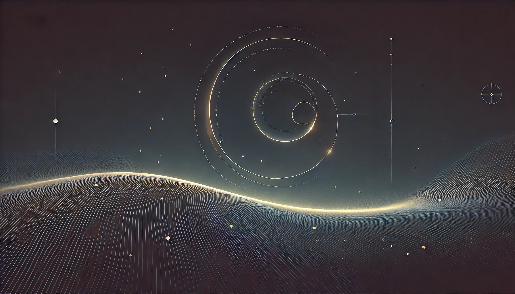 Abstract representation of GNSS clock correlations and temporal-gravitational patterns